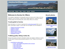 Tablet Screenshot of corsica.forhikers.com